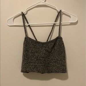Grey crop top